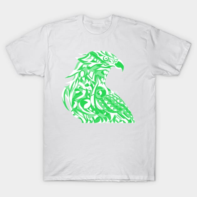 eagle aguila in ecopop mexican art T-Shirt by jorge_lebeau